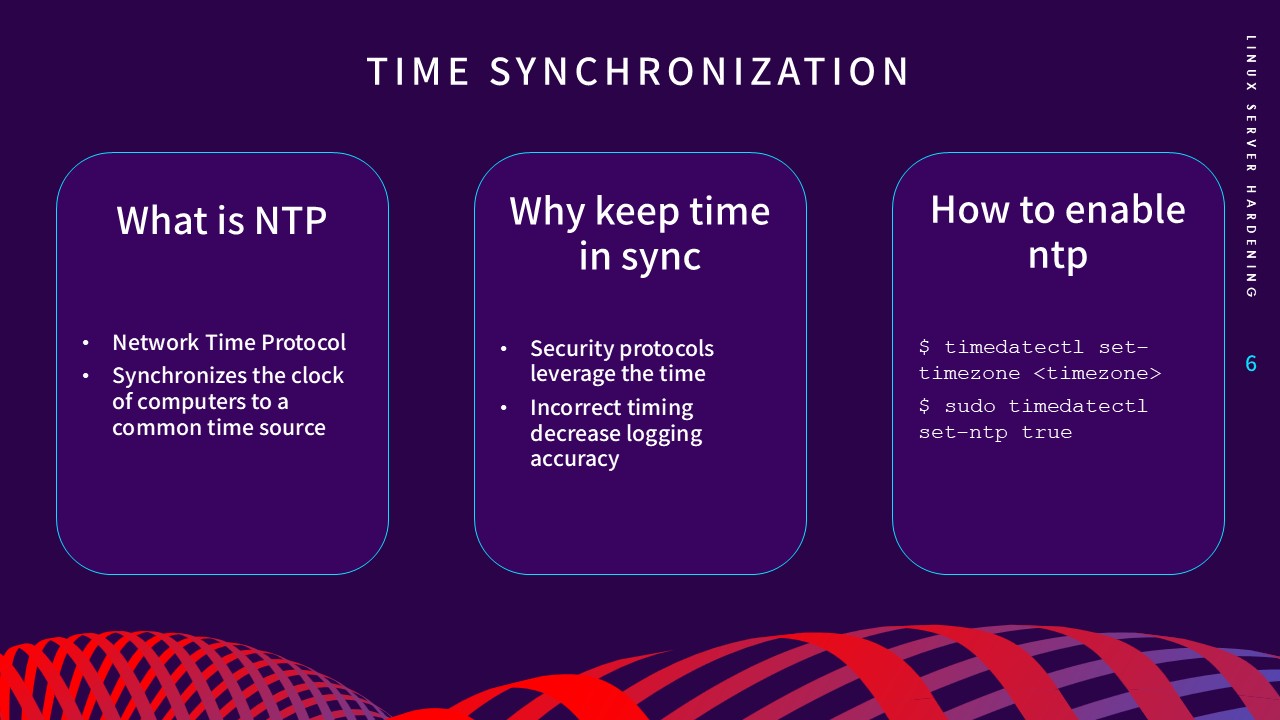 Time Synchronization slide