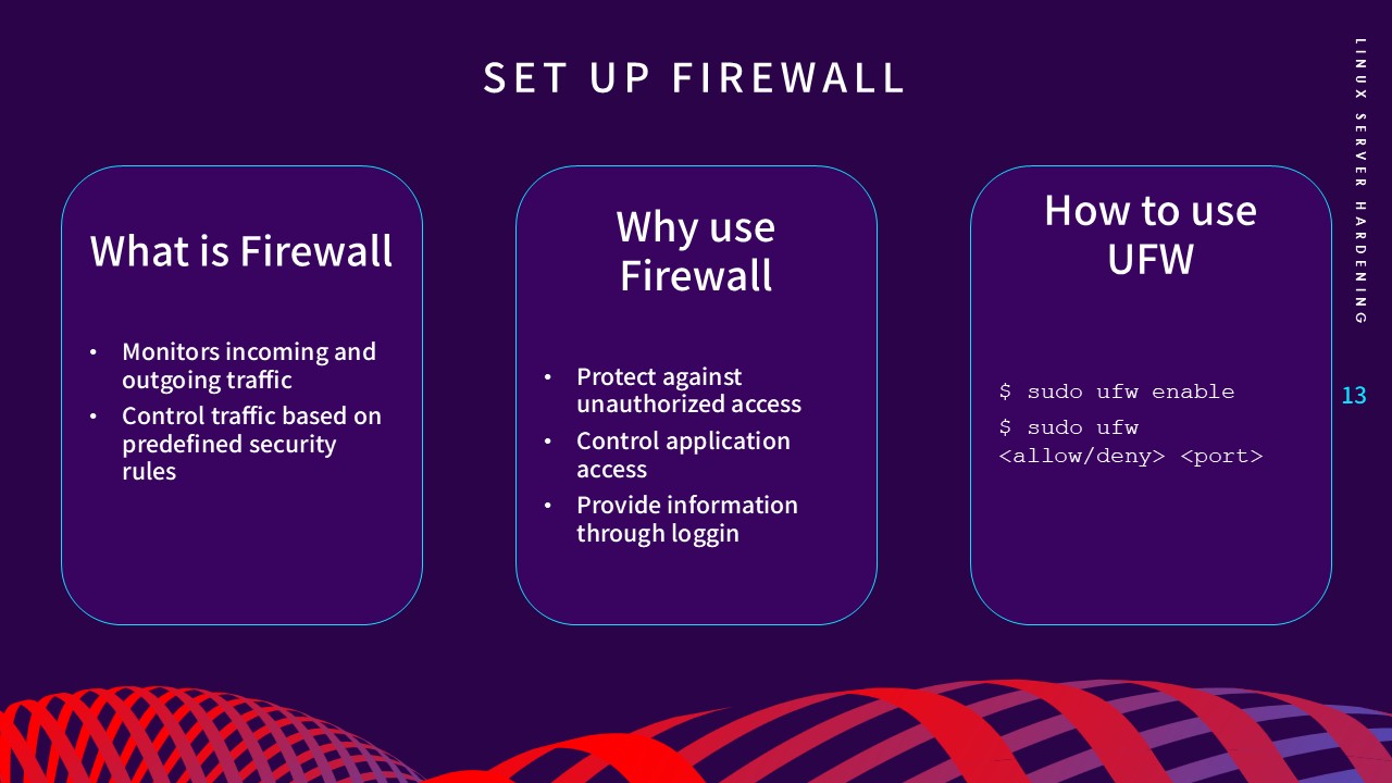 Firewall slide